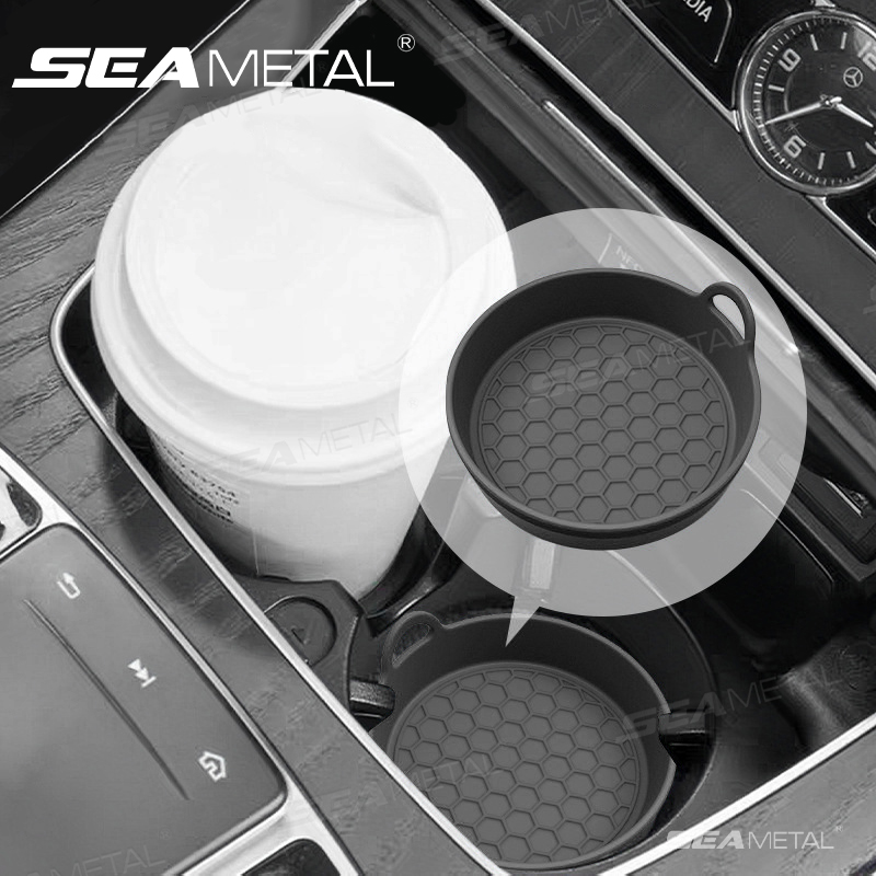 Heated Pad Electric - SEAMETAL รถกันลื่นถ้วยน้ํา Coaster MAT ซิลิโคนรถถ้วยผู้ถือ Pad