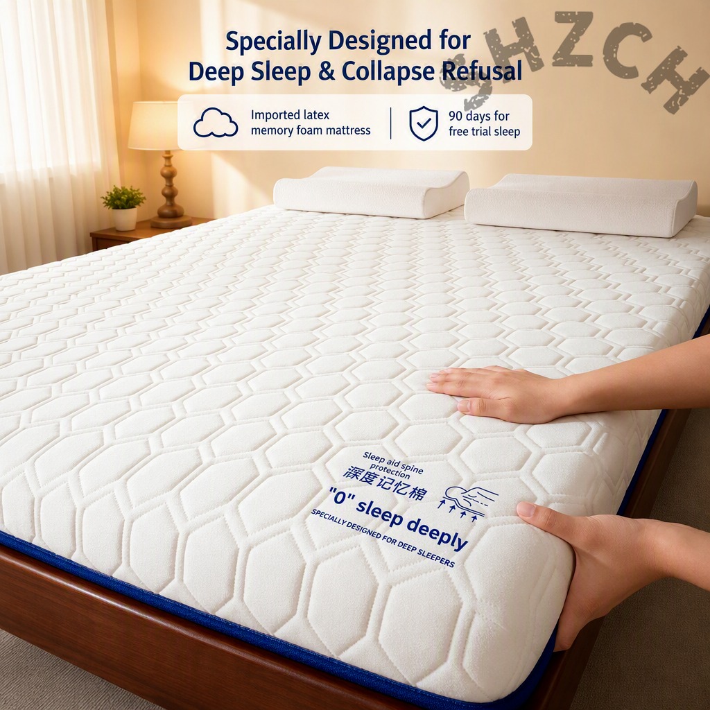 Memory Foam Topper - ท็อปเปอร์ที่นอนยางพาราสำหรับเตียงเดี่ยว – นุ่มสบาย รองรับน้ำหนักได้ดี เหมาะสำหรับหอพัก