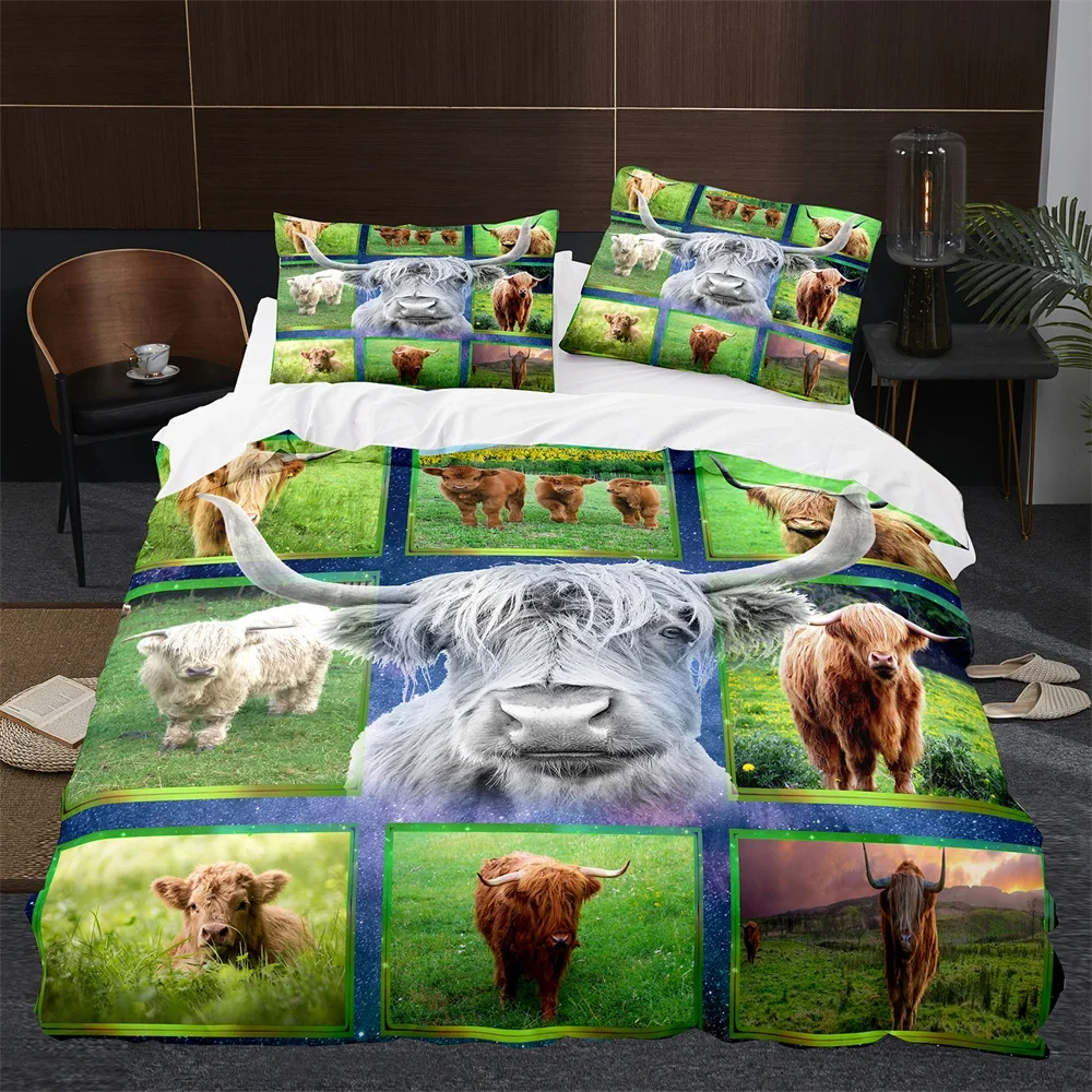 ชุดเครื่องนอนลายวัวไฮแลนด์  ผ้ - Highland Home Textiles บทวิจารณ์และราคา