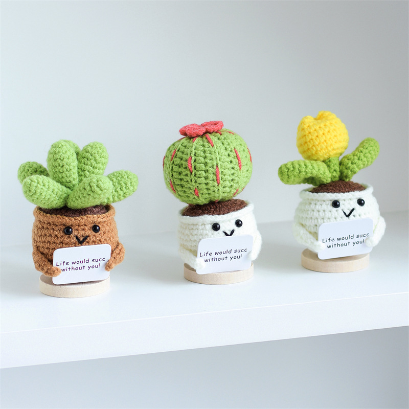 มินิน่ารักโครเชต์ดอกไม้สําเร็จ - Home Textiles Europe บทวิจารณ์และราคา