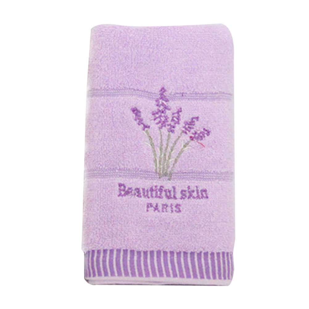 ผ้าขนหนูอาบน้ำผ้าฝ้ายลาเวนเดอร - Home Textiles Pakistan บทวิจารณ์และราคา