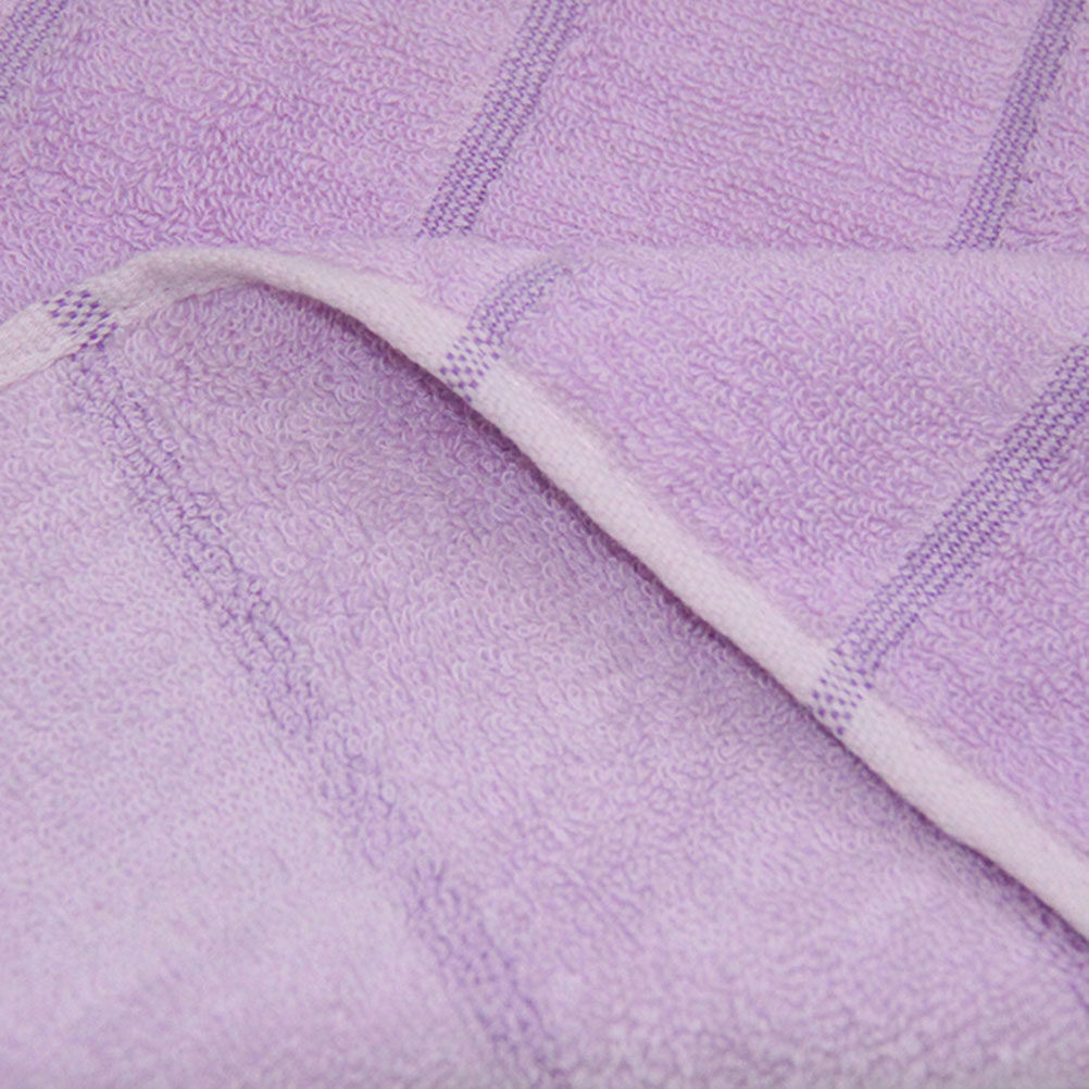 ผ้าขนหนูผ้าฝ้ายสีม่วงลาเวนเดอร - Home Textiles Pakistan บทวิจารณ์และราคา