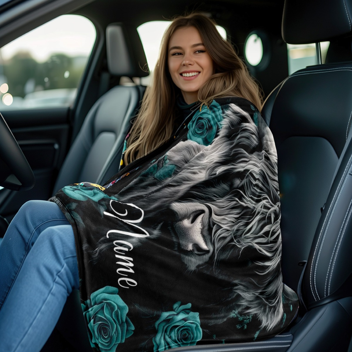 ผ้าห่มลายวัวไฮแลนด์สีดำและสีเข - Highland Home Textiles บทวิจารณ์และราคา