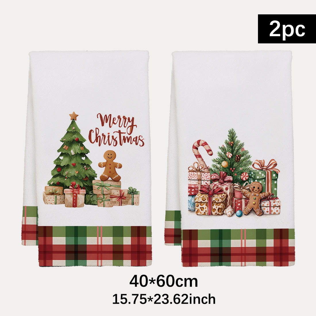 ผ้าเช็ดจานลายคริสต์มาส ขนาด 40 - Highland Home Textiles บทวิจารณ์และราคา