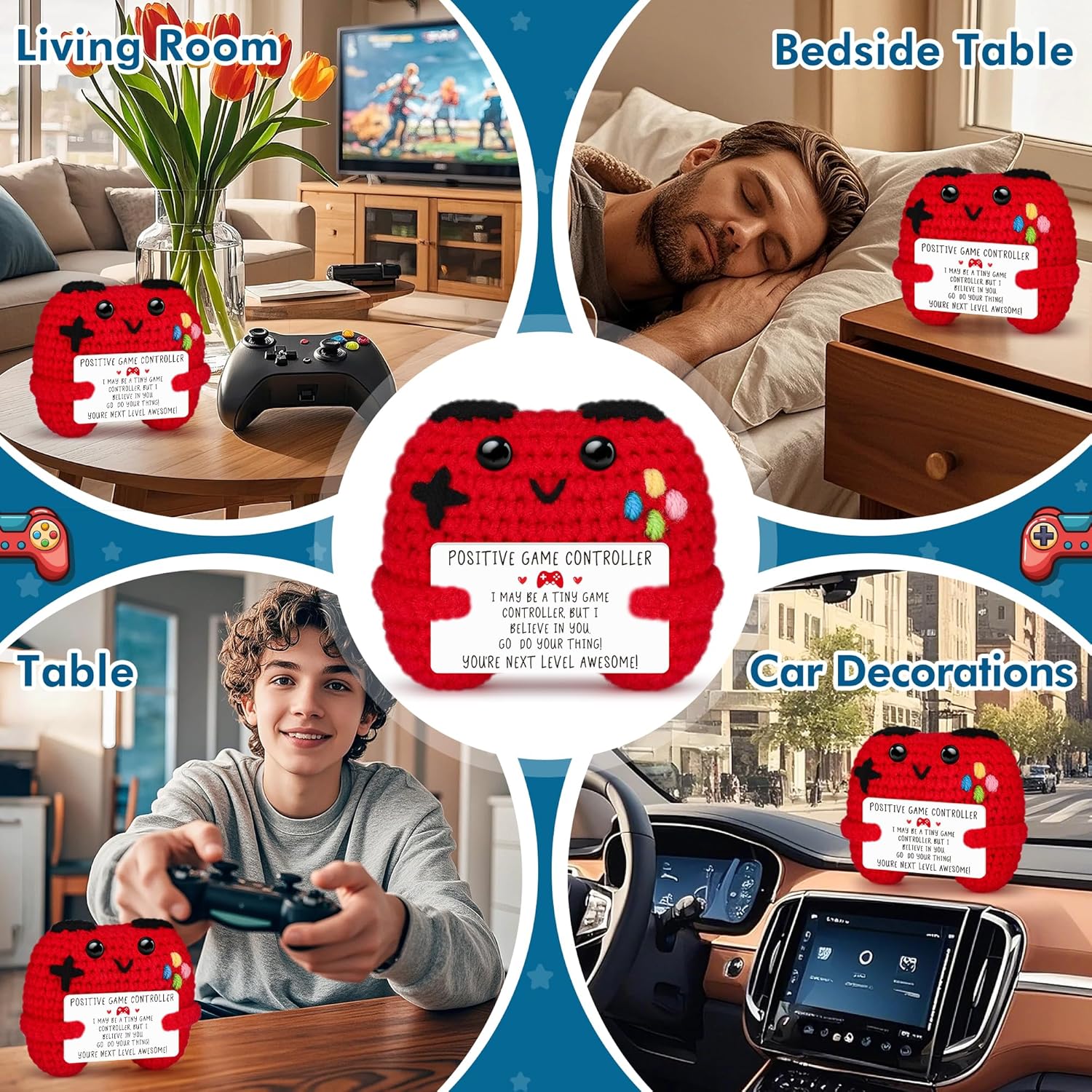 ตุ๊กตาถักโครเชต์รูปจอยเกมส์ สน - Home Textiles Europe บทวิจารณ์และราคา