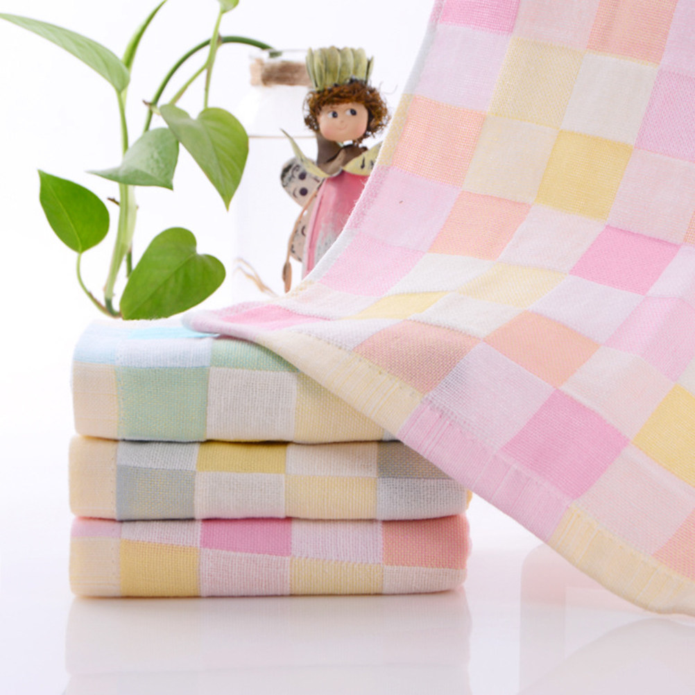 ผ้าขนหนูผ้าก๊อซสองชั้น 3 ชิ้น  - Home Textiles Pakistan บทวิจารณ์และราคา
