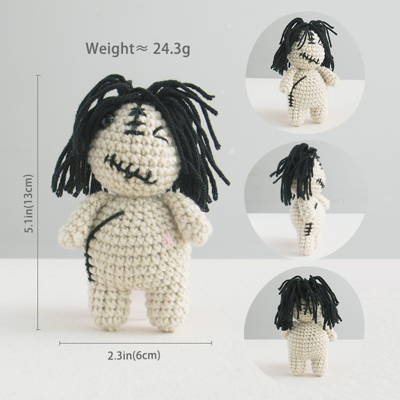 ตุ๊กตาผีถักโครเชต์ตลก พลังบวก  - Home Textiles Europe บทวิจารณ์และราคา