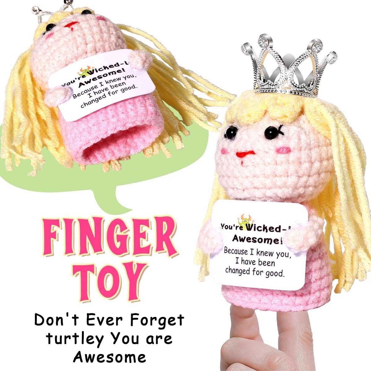 ตุ๊กตาโครเชต์ทำมือ ของขวัญตลกๆ - Home Textiles Europe บทวิจารณ์และราคา