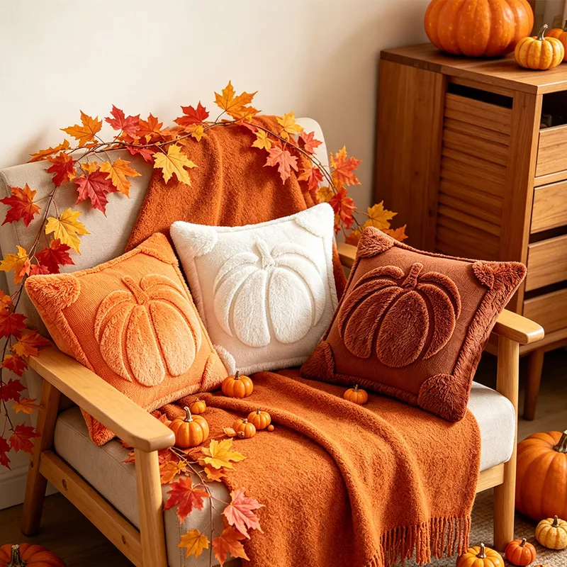 ผู้ผลิตปลอกหมอนลายฟักทองฮาโลวี - Home Textiles Manufacturer บทวิจารณ์และราคา
