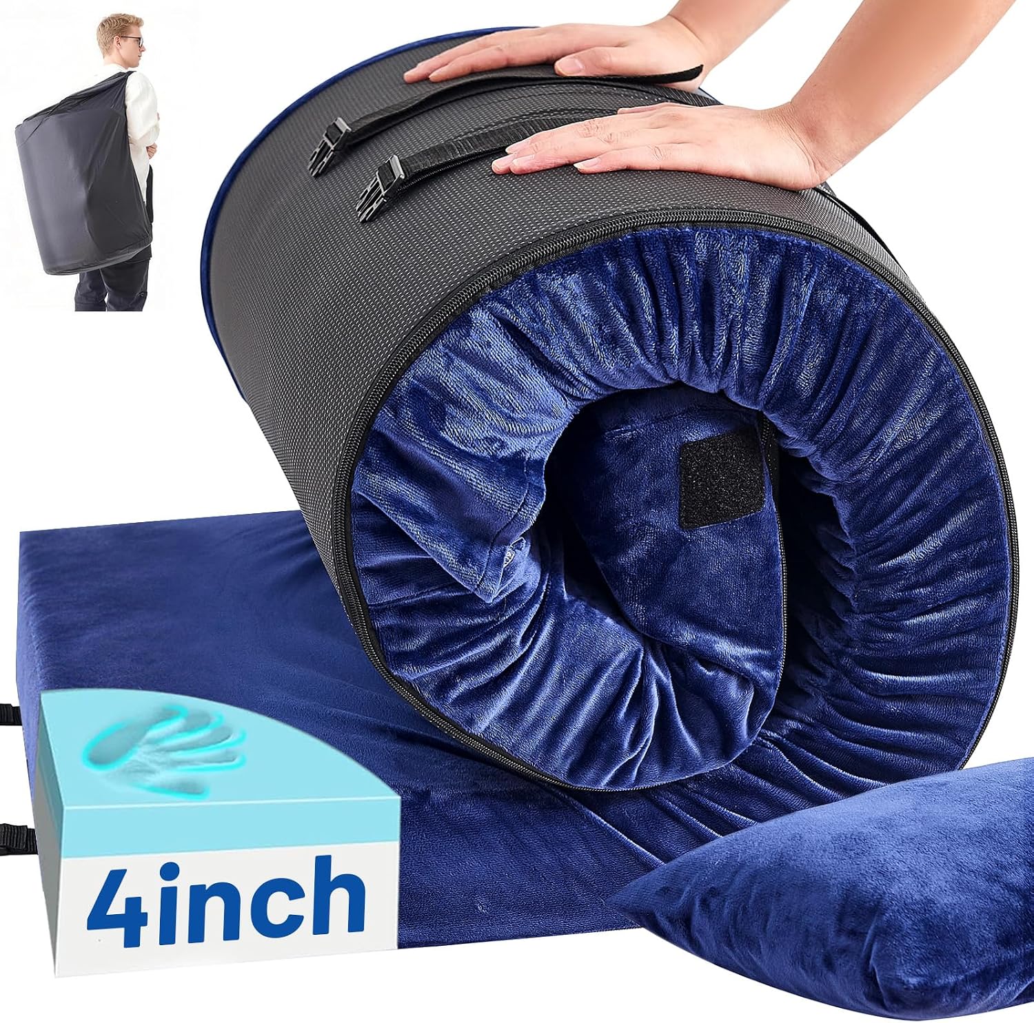แผ่นรองนอนเมมโมรี่โฟมสำหรับแคม - Memory Foam Topper บทวิจารณ์และราคา