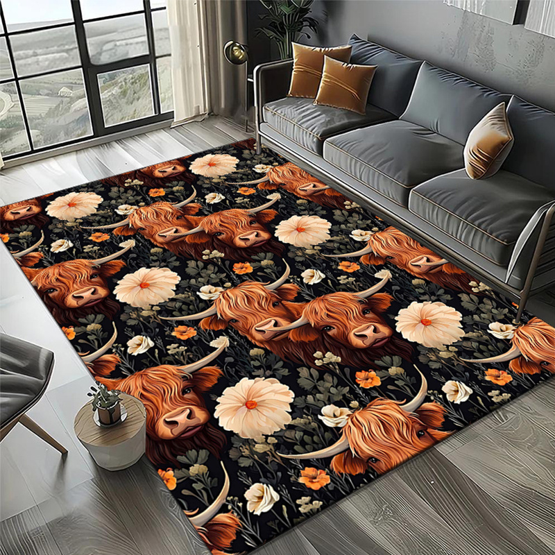 พรมปูพื้นลายคริสตัลกำมะหยี่เนื - Highland Home Textiles บทวิจารณ์และราคา